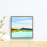 "Serenity Blues" - Original Painting in multicolor by Shraddha Dharia