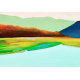 "Serenity Blues" - Original Painting in multicolor by Shraddha Dharia