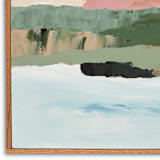 "Muted Seascape Series 2" - Original Painting in multicolorassorted-colors by Caryn Owen