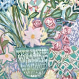 "Bloom Song (30x40) - Unframed Original Painting" - Original Painting in multicolor by Sarah Mankin