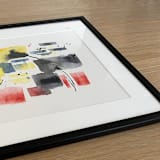 "Free Shapes 1" - Original Painting in multicolorassorted-colors by Isabel Aguilar - Isolda