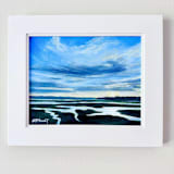 "Twilight Glow" - Original Painting in blue by Mary Hills Powell