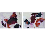 "Alma & Celeste" - Original Painting in multicolorassorted-colors by Nicole Simms
