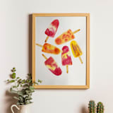 "Watercolor Ice Cream Original Painting" - Original Painting in multicolor by Alexandra Dzh