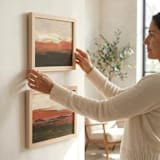 "Saffron Earth No. 1 and No. 2 - Original Set" - Original Painting in brown by Julia Contacessi
