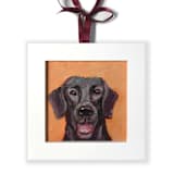 "Black Lab, Original Acrylic Painting" - Original Painting in multicolorassorted-colors by Carol C. Young
