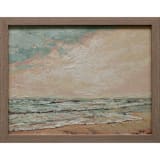 "Beach" - Original Painting in pink by Wendy Keller