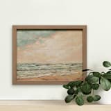 "Beach" - Original Painting in pink by Wendy Keller