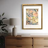 ""Hypothetically Yes" – 21x17 – Framed Original Painting" - Original Painting in multicolorassorted-colors by Sarah Mankin