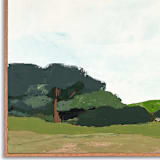 "California Oak Woodlands" - Original Painting in green by Caryn Owen