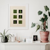 "Mushroom Leaf Painting" - Original Painting in multicolorassorted-colors by Dana Williamowsky