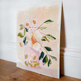"Flourish Vase" - Original Painting in multicolor by Lucrecia Caporale