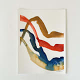 "Primary Threads" - Original Painting in multicolorassorted-colors by Mary Gaspar