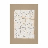 "Irregular Structure" - Original Painting in natural by Alisa Galitsyna