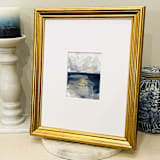 "God is like a Ray of Sunshine" - Original Painting in gold by Golden Lines and Silver Linings
