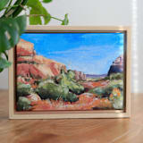 "Wild Palette - Colorado National Monument" - Original Painting in multicolorassorted-colors by Weronika Zubek