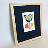 "Mod Tulip #3" - Original Painting in pink by Morgan Kendall