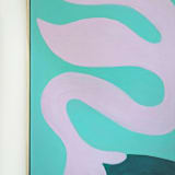 "Falling in Flower - Original Acrylic Painting" - Original Painting in multicolor by Kate Sowinski