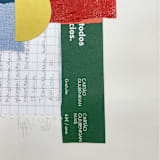 "Textile No 15" - Original Painting in white by Pippin Schupbach