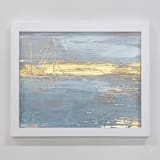 "Following Light - Original" - Original Painting in blue by Julia Contacessi