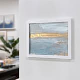 "Following Light - Original" - Original Painting in blue by Julia Contacessi