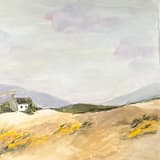 "Echoes of the Horizon" - Original Painting in brown by Lucrecia Caporale
