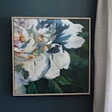 "Shadow Blues" - Original Painting in blue by Mandy Trimble Leonard