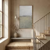 "A Pale Divide" - Original Painting in natural by Karine Tonial Grimm