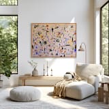 "Woodland Flora" - Original Painting in brown by Shina Choi