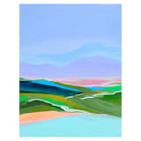 "Grey Valley" - Original Painting in multicolor by Shraddha Dharia
