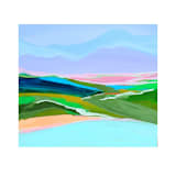 "Grey Valley" - Original Painting in multicolor by Shraddha Dharia