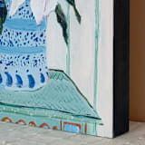 "Lillies" - Original Painting in multicolor by Lottie Aldarwish