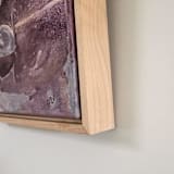 "Between Two Worlds" - Original Painting in purple by Mary Ketch