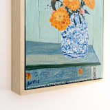 "Garden Symphony No. 1 (Framed)" - Original Painting in multicolor by Lottie Aldarwish