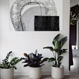 "Lines On Lines" - Original Painting in black by Kirsta Benedetti