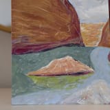 "Santa Elena Canyon No. 2" - Original Painting in multicolorassorted-colors by Lauren Perkins