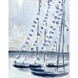 "You captured my heart and imagination!" - Original Painting in blue by Golden Lines and Silver Linings