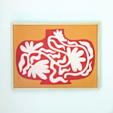 "Wound Around - Original Acrylic Painting" - Original Painting in multicolor by Kate Sowinski