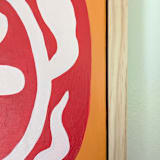 "Wound Around - Original Acrylic Painting" - Original Painting in multicolor by Kate Sowinski