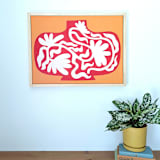 "Wound Around - Original Acrylic Painting" - Original Painting in multicolor by Kate Sowinski