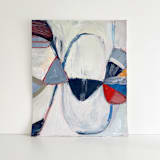 "Gather Round 2" - Original Painting in multicolorassorted-colors by Mary Gaspar