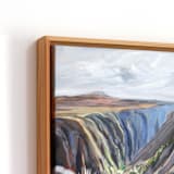 "Black Canyon Colorado | 11x14 Painting (framed)" - Original Painting in brown by Weronika Zubek