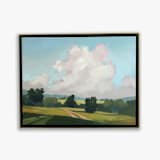 "Spring Wind" - Original Painting in green by Stephanie Goos Johnson