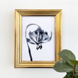 "Dreamy Bloom" - Original Painting in black by Teju Reval