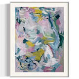 "Shy as a Fox II" - Original Painting in multicolorassorted-colors by Sarah Mankin