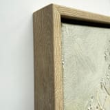 "Frosted Fall I" - Original Painting in blue by Mandy Trimble Leonard