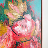 "Electric Bouquet 2" - Original Painting in multicolorassorted-colors by Stacy Kron