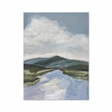 ""Beyond the Blue Ridge" - 9 x 12 - Original Painting" - Original Painting in multicolor by Sarah Mankin