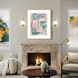 "Ten Thousand Miles Gone II" - Original Painting in multicolorassorted-colors by Sarah Mankin