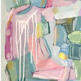 "Ten Thousand Miles Gone II" - Original Painting in multicolorassorted-colors by Sarah Mankin